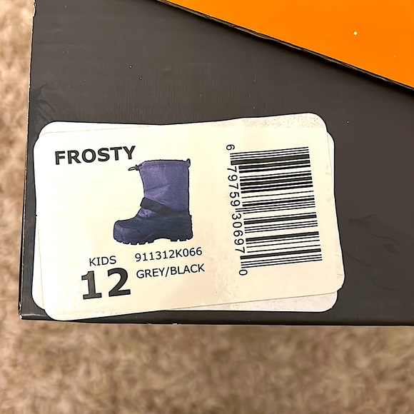 Northside Kid’s Snow Boots Size 12 **Grey/Black** - Picture 5 of 5